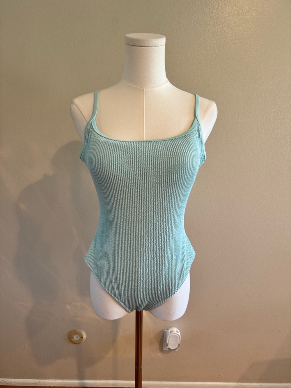 aerie One-Piece Full Coverage Crinkle Swimsuit